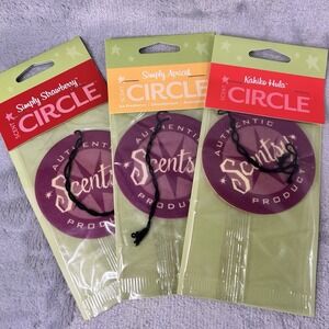 Lot Of 3 Scentsy Scent Circle: Simply Strawberry, Simply Apricot, Kahiko Hula